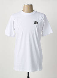 T-shirt broderie manches courtes blanc U.S ATHLETIC homme