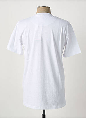 T-shirt broderie manches courtes blanc U.S ATHLETIC homme