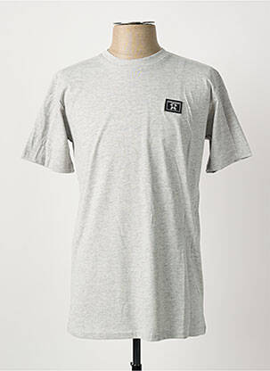T-shirt coupe droite manches courtes gris U.S ATHLETIC homme