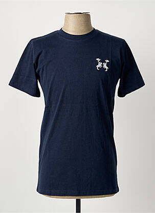 T-shirt coupe droite manches courtes bleu U.S ATHLETIC homme