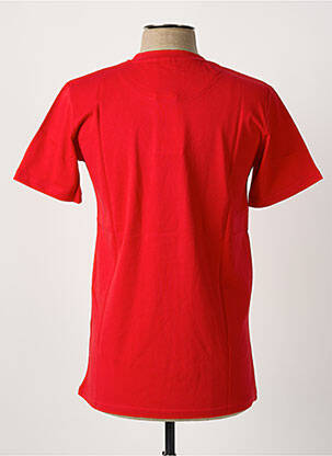 T-shirt broderie manches courtes rouge U.S ATHLETIC homme