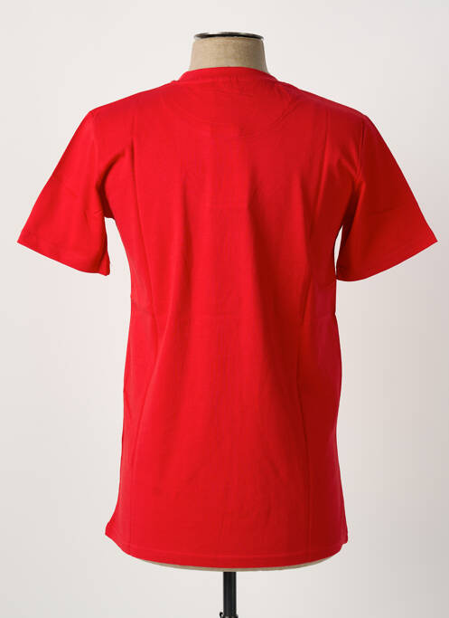T-shirt broderie manches courtes rouge U.S ATHLETIC homme
