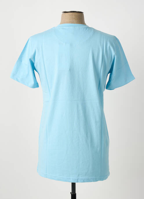 T-shirt broderie manches courtes bleu U.S ATHLETIC homme