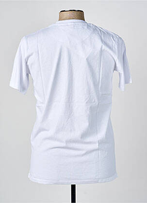 T-shirt broderie manches courtes blanc U.S ATHLETIC homme