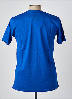 T-shirt broderie manches courtes bleu U.S ATHLETIC homme