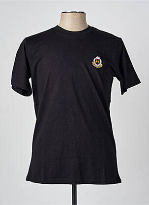 T-shirt broderie manches courtes noir U.S ATHLETIC homme