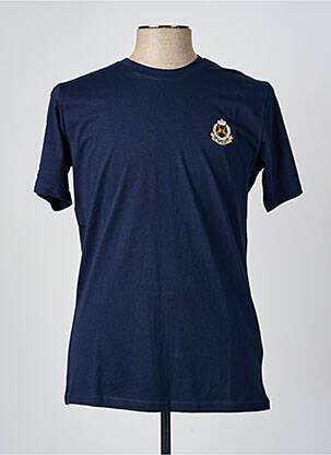 T-shirt broderie manches courtes bleu U.S ATHLETIC homme