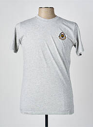 T-shirt broderie manches courtes gris U.S ATHLETIC homme
