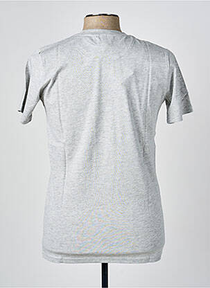 T-shirt tissage chiné manches courtes gris U.S ATHLETIC homme