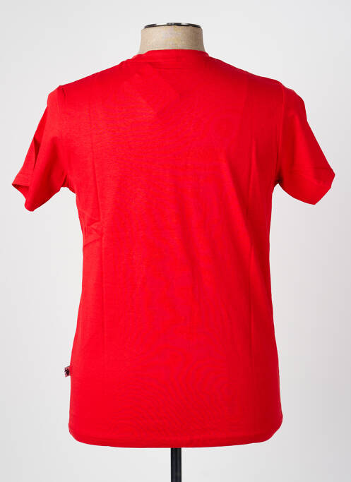 T-shirt stretch manches courtes rouge U.S. POLO ASSN homme