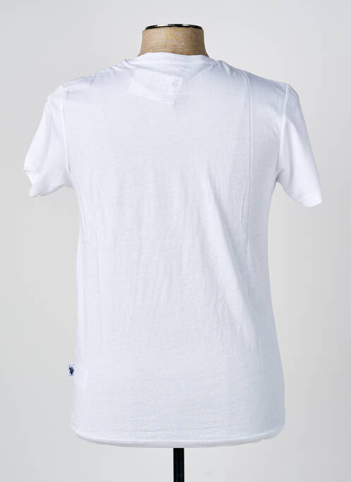 T-shirt stretch manches courtes blanc U.S. POLO ASSN homme