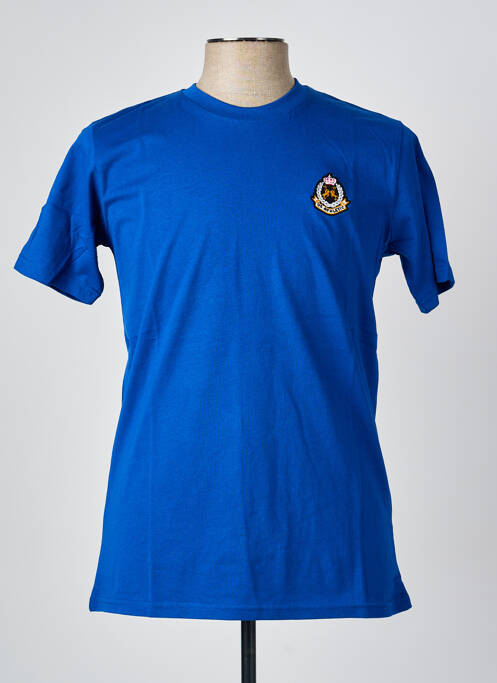 T-shirt stretch manches courtes bleu U.S ATHLETIC homme