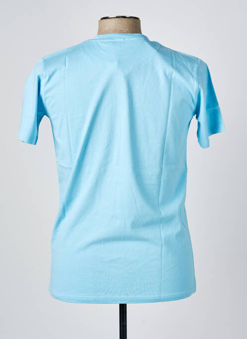 T-shirt stretch manches courtes bleu U.S ATHLETIC homme
