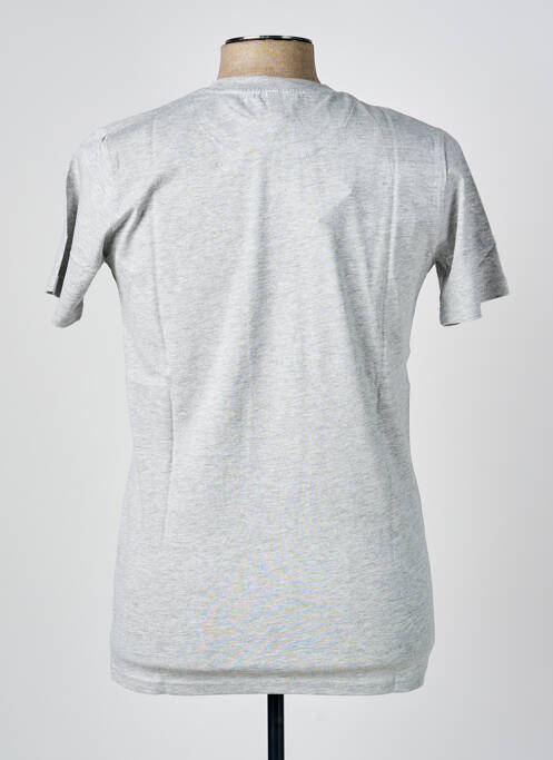 T-shirt tissage chiné manches courtes gris U.S ATHLETIC homme