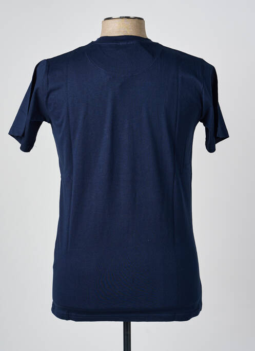 T-shirt stretch manches courtes bleu fonce U.S ATHLETIC homme