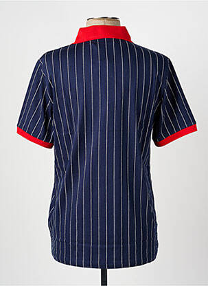 Polo coupe cintrée manches courtes bleu FILA homme