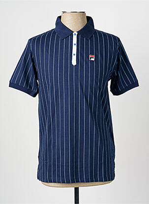 Polo coupe droite manches courtes bleu FILA homme
