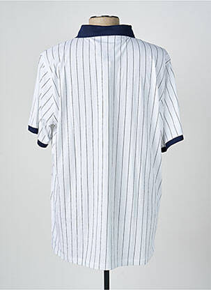Polo coupe droite manches courtes blanc FILA homme