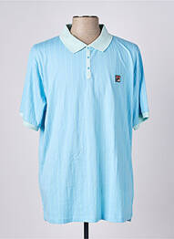 Polo coupe droite manches courtes bleu FILA homme