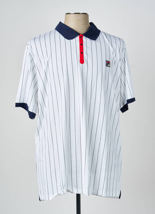 Polo blanc FILA homme