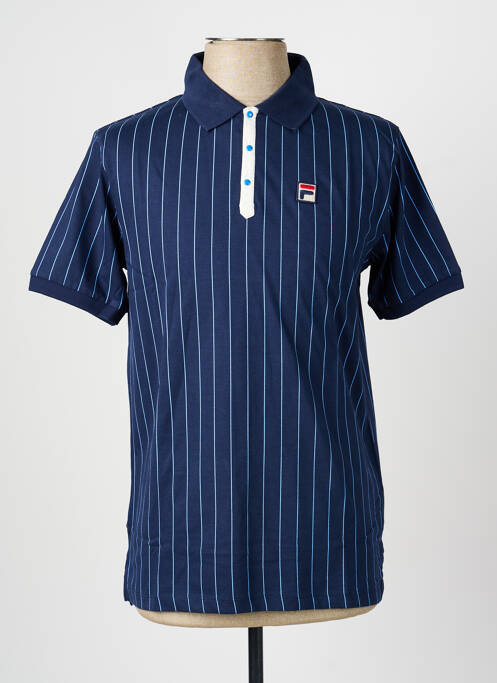 Polo bleu FILA homme