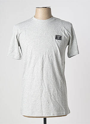 T-shirt broderie manches courtes gris U.S ATHLETIC homme