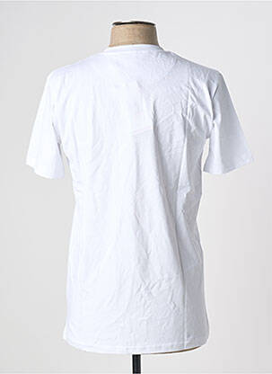 T-shirt broderie manches courtes blanc U.S ATHLETIC homme