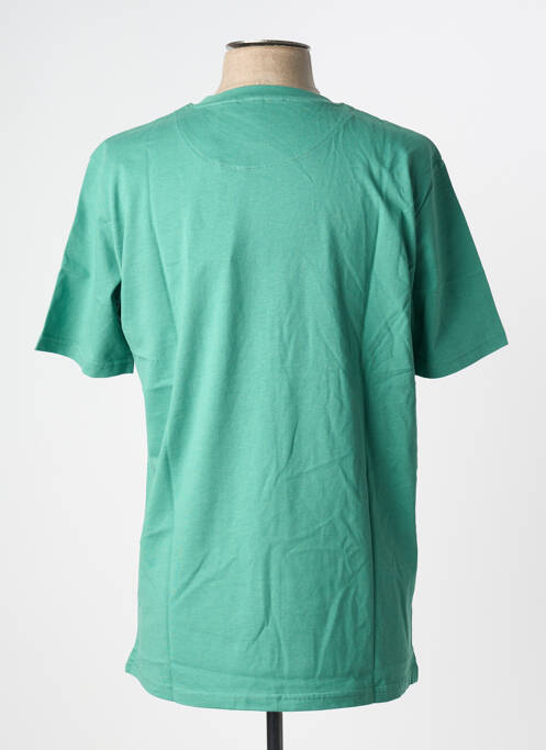 T-shirt broderie manches courtes vert U.S ATHLETIC homme
