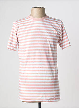 T-shirt stretch manches courtes rose U.S ATHLETIC homme