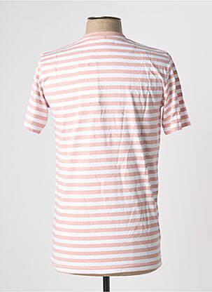 T-shirt stretch manches courtes rose U.S ATHLETIC homme