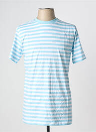 T-shirt stretch manches courtes bleu U.S ATHLETIC homme