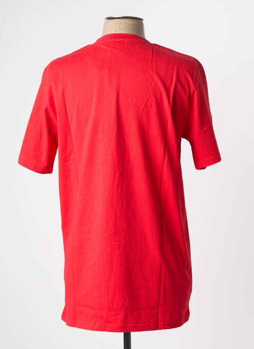 T-shirt stretch manches courtes rouge U.S ATHLETIC homme