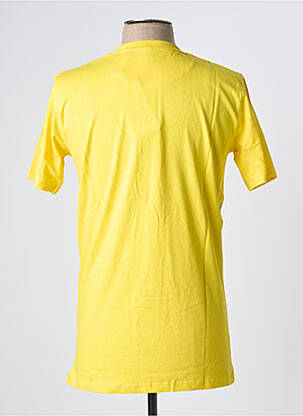 T-shirt stretch manches courtes jaune U.S ATHLETIC homme