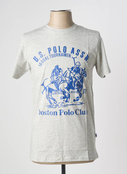 T-shirt gris U.S. POLO ASSN homme