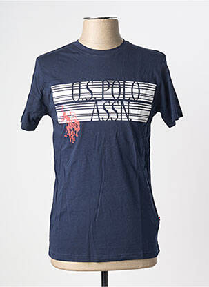 T-shirt coupe cintrée manches courtes bleu U.S. POLO ASSN homme