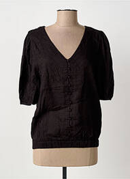 Blouse manches 3/4 manches 3/4 noir C'EST BEAU LA VIE femme