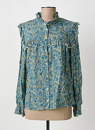 Chemisier bleu C'EST BEAU LA VIE femme