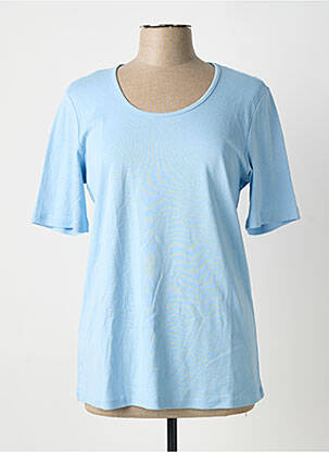 T-shirt bleu SIGNATURE femme