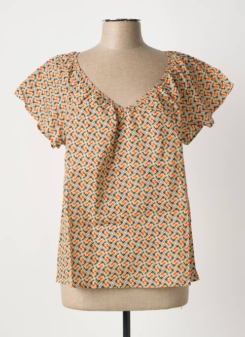 Blouse orange C'EST BEAU LA VIE femme