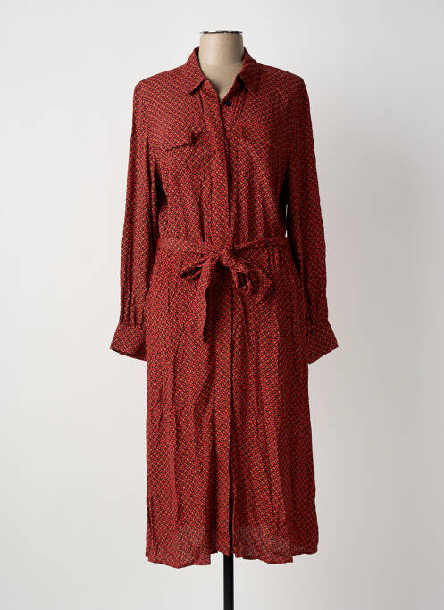 Robe mi-longue orange OLSEN femme