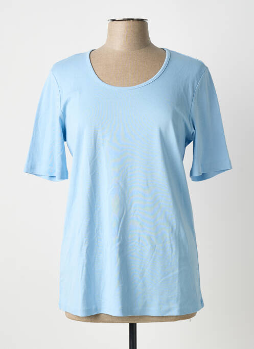 T-shirt bleu SIGNATURE femme