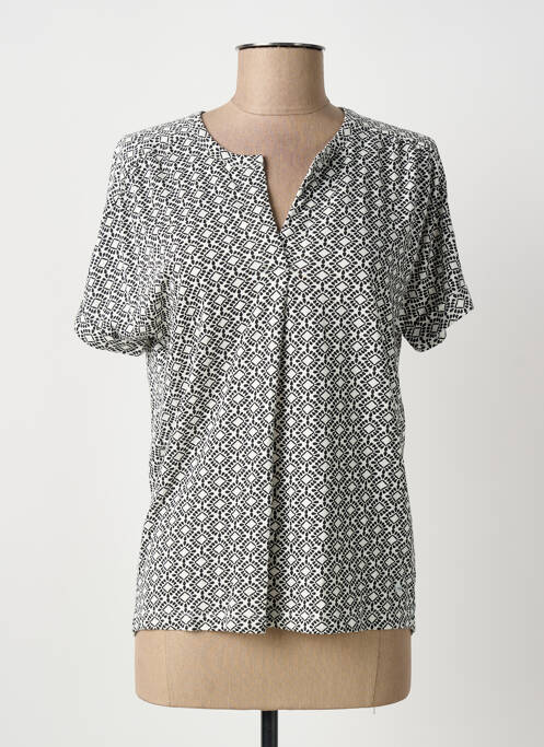 T-shirt imprimé fantaisie manches courtes noir OLSEN femme