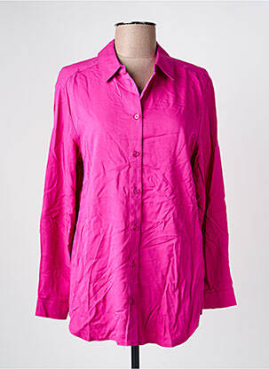 Chemisier coupe droite manches longues rose JENSEN femme