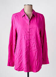 Chemisier coupe droite manches longues rose JENSEN femme