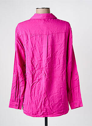Chemisier coupe droite manches longues rose JENSEN femme