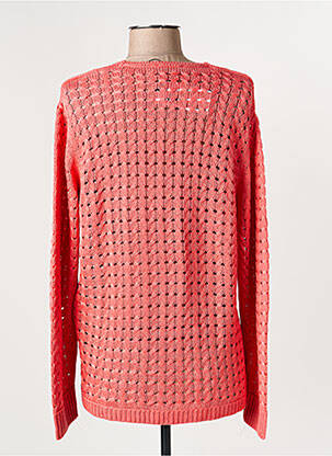 Pull coupe droite manches longues orange OLSEN femme