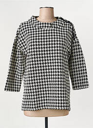 Pull stretch manches 3/4 noir OLSEN femme