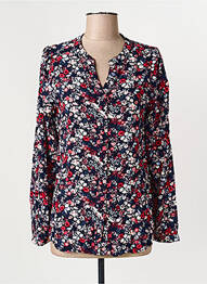 Blouse imprimé fleurs manches longues noir JENSEN femme