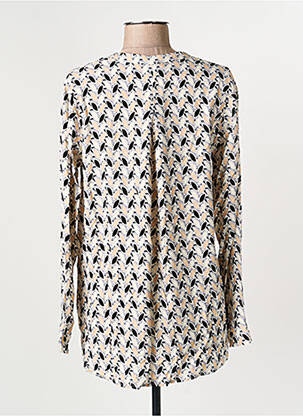 Chemisier coupe cintrée manches longues gris OLSEN femme