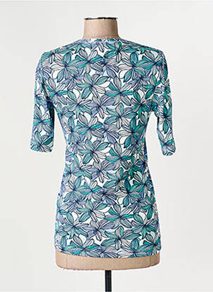 T-shirt coupe cintrée manches courtes bleu OLSEN femme